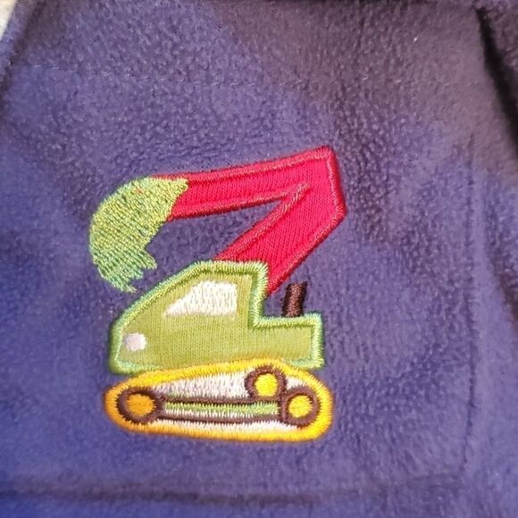 Baby boy construction robe  - Picture 3 of 4